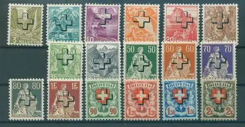 SCHWEIZ DIENST 1938 Nr 28-45 postfrisch (921658)