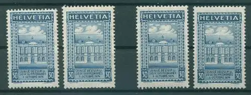 SCHWEIZ 1924 Nr 193A/Bx+y postfrisch (921659)