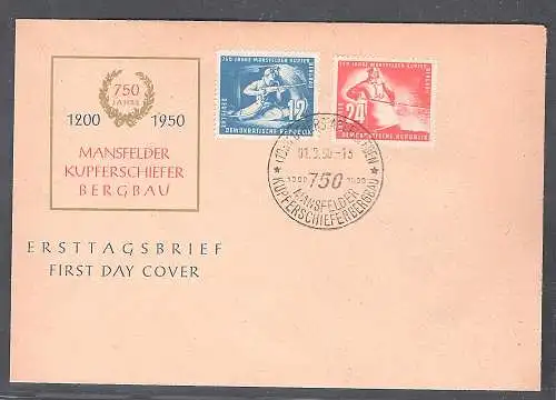 DDR. FDC. Mi.-Nr. 273-274