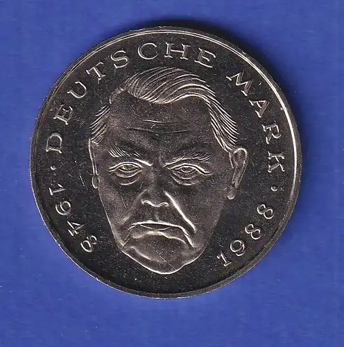 Deutschland Kursmünze 2 DM 1994 D Erhard PP