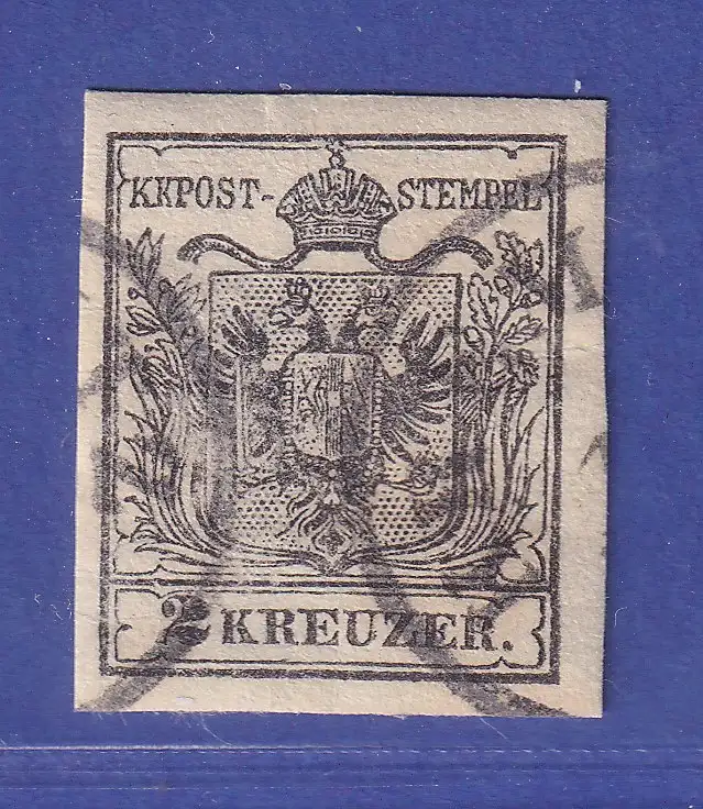 Österreich Wappen 2 Kr Mi.-Nr. 2 Y  O KREMNITZ gpr. PFENNINGER