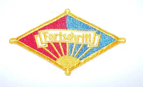 Alter Fussball DDR patch Fortschritt Aufnäher