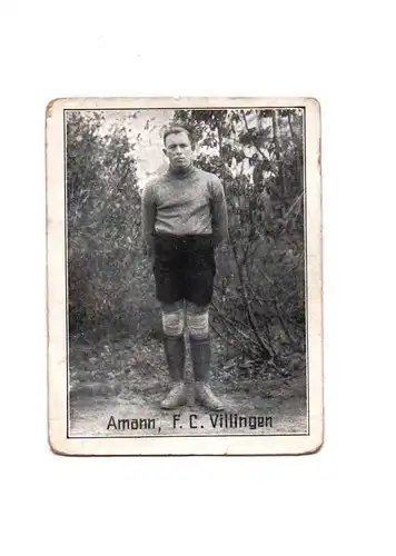 Fussball trading card Amann F C Villingen Greiling Fussballsport Nr 820