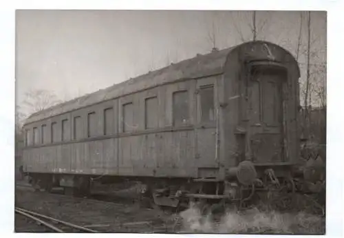 Foto Eilzugwagen 4achser abgestellt Bahnwerk Engelsdorf 1988 vintage