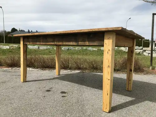 uriger Tisch Bauerntisch Jogltisch Landhaustisch Naturholz Brettholztisch 1,80m