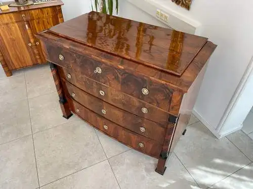 altrestaurierte Biedermeier Schreibkommode B1356