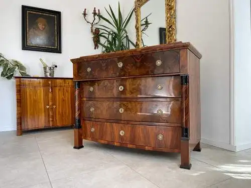 altrestaurierte Biedermeier Schreibkommode B1356