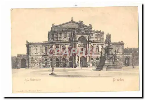 Allemagne Cartes postales Dresden Kgl Hoftheater