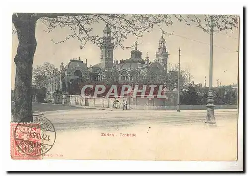 Suisse Cartes postales Zurich Tonhalle