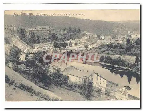 Bouillon Cartes postales PAnorama pris de l&#39ancienne route de Sedan