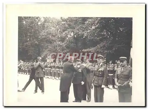 PHOTO Voyage officiel de Mr le President de la Republique Dijon Macon 15 et 16 mai 1948 Auriol a Dij