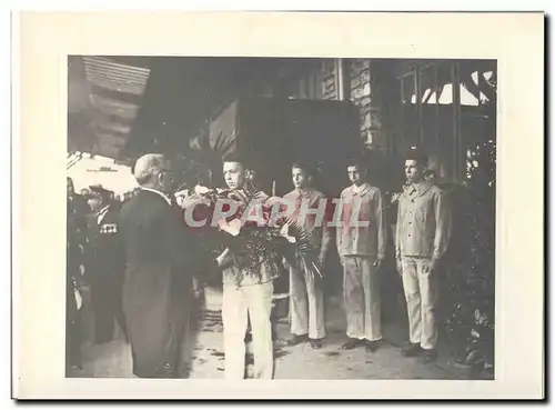 PHOTO Voyage officiel de Mr le President de la Republique Dijon Macon 15 et 16 mai 1948 Auriol a Dij