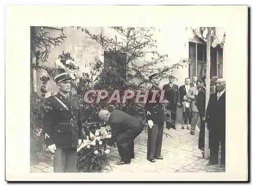 PHOTO Voyage officiel de Mr le President de la Republique Dijon Macon 15 et 16 mai 1948 Auriol a Cui