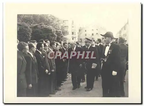 PHOTO Voyage officiel de Mr le President de la Republique en Savoie Mai 1947 Auriol a Annecy Morts