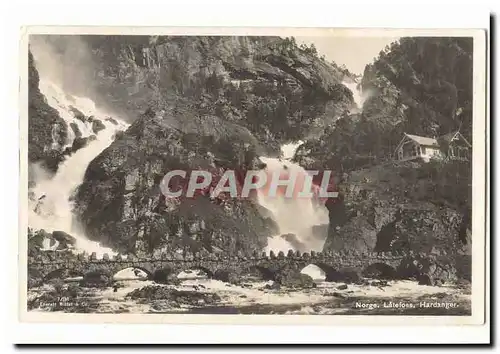 Norvege Norge Cartes postales Latefoss Hardanger (Norway)