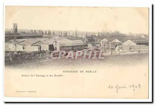 Cartes postales Fonderie de Ruelle Ateliers de l\&#39ajustage et des Douilles