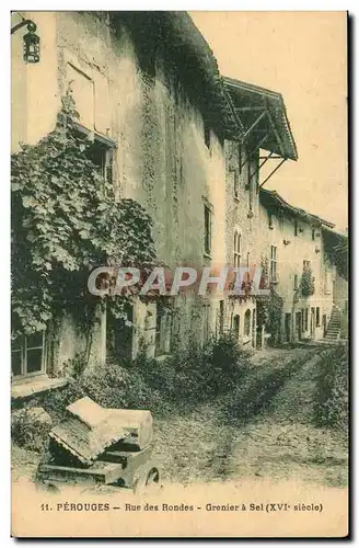 Perouges Cartes postales Rue des rondes Grenier a sel (16eme)