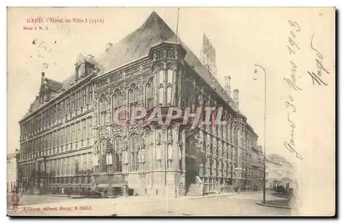 Belgie Belgique Gand Cartes postales Hotel de ville (1518)