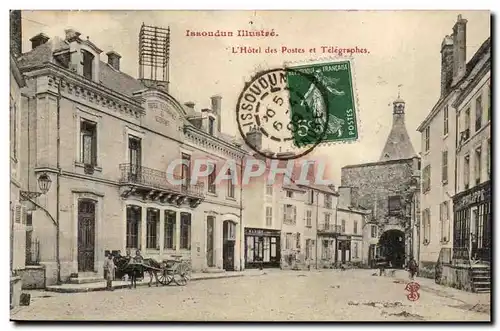 Issoudun Cartes postales L&#39hotel des Postes et telegraphes