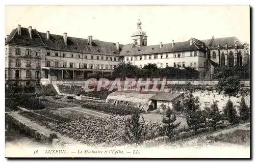 Luxeuil Cartes postales Le seminaire et l&#39eglise