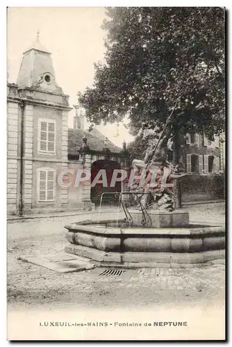 Luxeuil les Bains Cartes postales Fontaine de Neptune