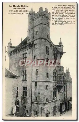 Cartes postales luxeuil les Bains La maison carree