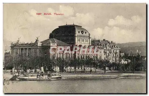 Suisse Cartes postales Zurich Theater