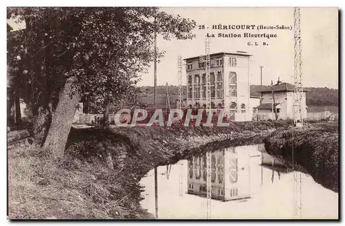 Hericourt Cartes postales La station electrique