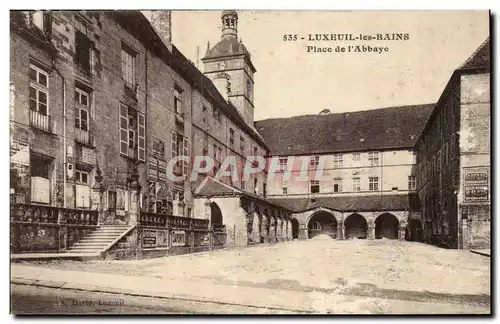 Luxeuil les Bains Cartes postales Place de l&#39abbaye