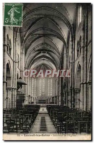 Luxeuil les Bains Cartes postales Interieur de l&#39eglise