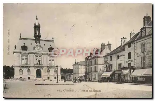 Corbeil Cartes postales Place Galignani