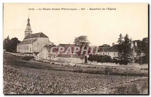 Gy Cartes postales Quartier de l&#39eglise