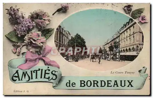 Bordeaux - Amities de Bordeaux - fleurs - Cartes postales