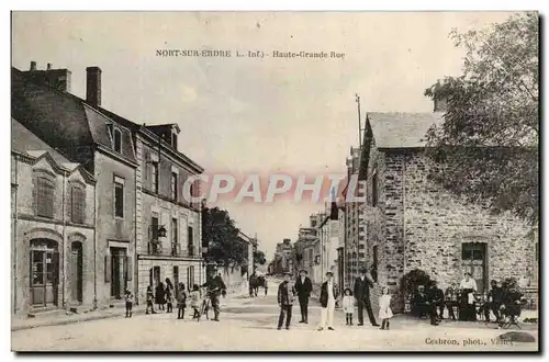 Nort sur Erdre Cartes postales Haute Grande rue