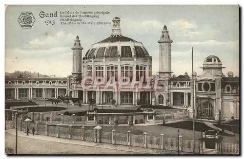 Belgie Belgique Cartes postales Gand Le Dome de l&#39entree principale Gand 1913