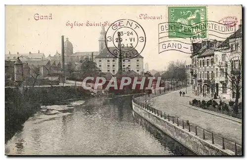 Cartes postales Belgique Gand Eglise Saint Pierre L&#39Escaut