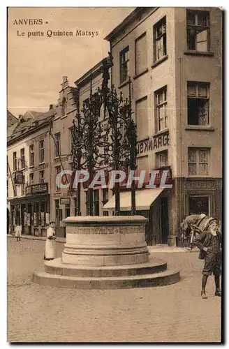 Belgique - Belgien - Belgium - Anvers - Antwerpen - Le Puits Quinten Matsys - Cartes postales