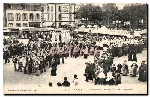 Sainte Anne d&#39Auray Cartes postales Une procession Musique du Petit Seminaire