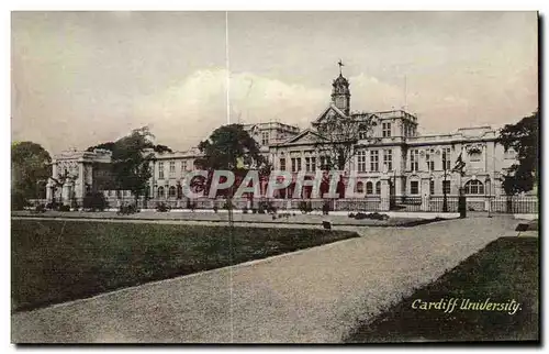 Grande Bretagne Great BRitain Cartes postales CArdiff university