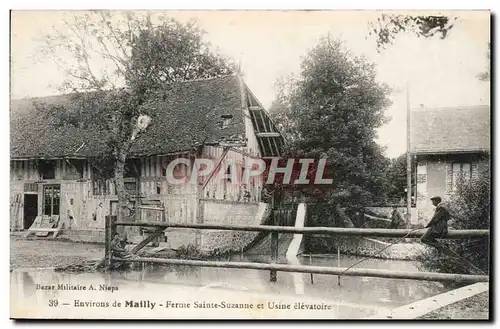 Environs de Mailly Cartes postales Ferme Sainte Suzanne et usine elevatoire