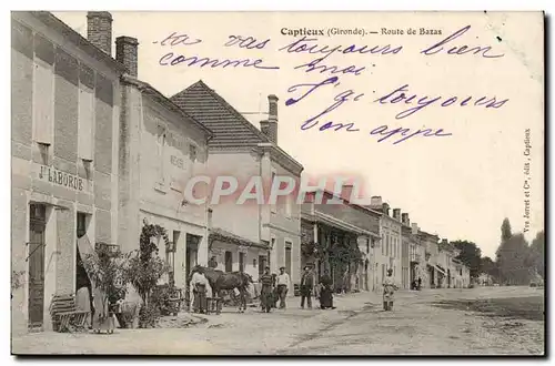 Captieux - Route de Bazas Cartes postales (cheval tres animee)
