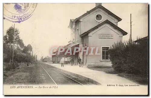 Les Avenieres - La Gare - Cartes postales (train) TOP