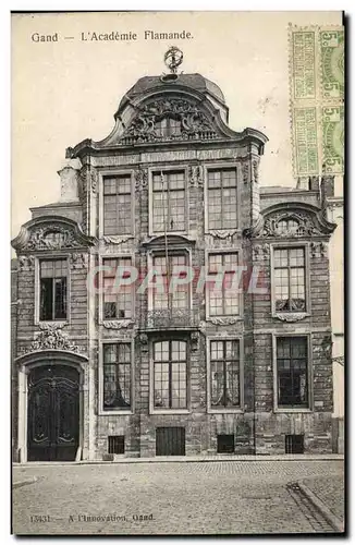 Cartes postales Gand L&#39academie flamande