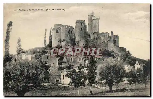 Environs d&#39Agen Chateau Bonnaguil Vue generale Cartes postales