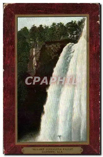 Cartes postales Sun set Noccalula Falls Gadsen Alabama