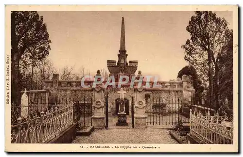 Cartes postales Bazeilles La crypte ou Ossuaire