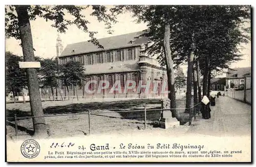 Cartes postales Belgique Gand Le Preau du Petit Beguinage