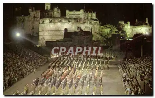 Cartes postales moderne The military tattoo at the castle Edinburgh Scotland Ecosse