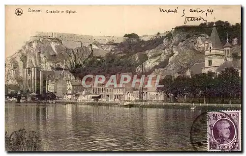 Cartes postales Dinant Eglise et citadelle