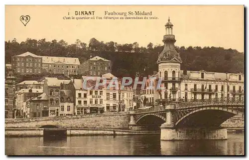 Cartes postales Dinant Faubourg St Medard